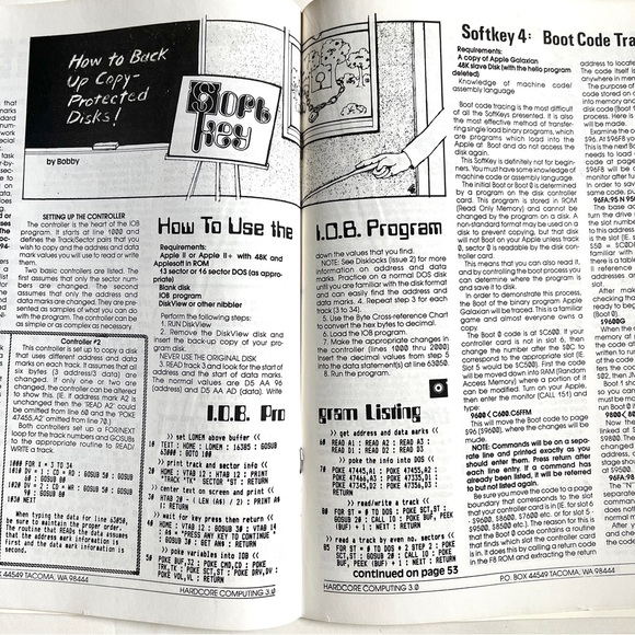 Hardcore Computing 1983 Issue #3 Volume 1 graphics & programing 72 pages. - Picture 6 of 11